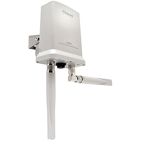 Hawking HOW2R1 Wireless Dual Radio Smart Repeater - 1 x Network (RJ-45) - Ethernet, Fast Ethernet - PoE Ports - Wall Mountable, Pole-mountable
