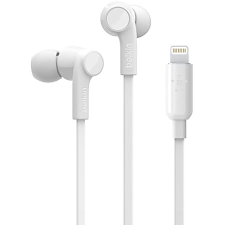 Belkin Wired USB-C Earbud Headphones, White