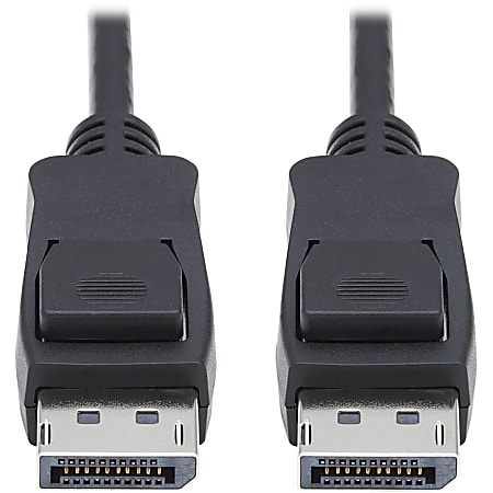 Eaton Tripp Lite Series DisplayPort 1.4 Cable with Latching Connectors, 8K (M/M), Black, 6 ft. (1.8m)
