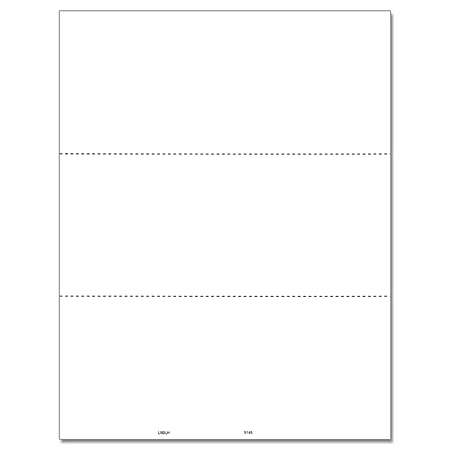ComplyRight 1099/W-2 Blank Inkjet/Laser Tax Forms, Laser Cut, 3-Up, 8 1/2" x 11", Pack Of 2,000