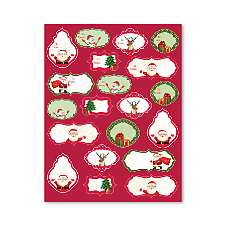 Geo Studios To & From Holiday Stickers, 8-3/4", Pack Of 200 Stickers