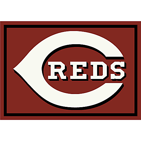 Imperial MLB Spirit Rug, 4' x 6', Cincinnati Reds