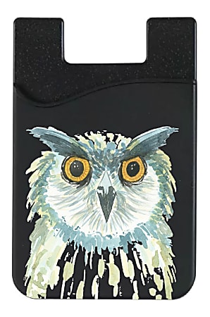 OTM Essentials Mobile Phone Wallet Sleeve, 3.5"H x 2.3"W x 0.1"D, Owl, OP-TI-A03-08