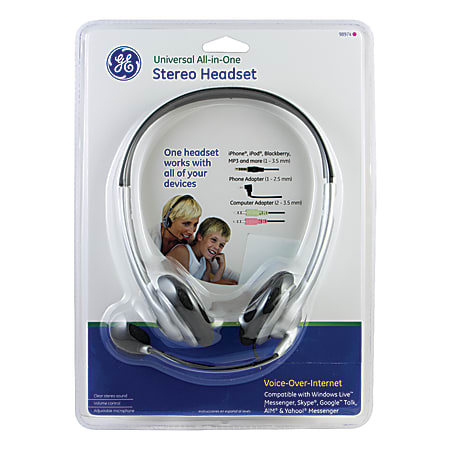 GE Universal All-in-One Hands-Free Headset