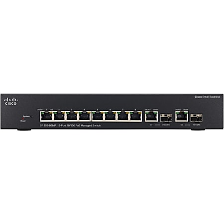 Cisco SRW208MP-K9-NA 8-port Managed Switch