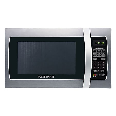 Farberware Professional FMO13AHTBKI 1.3 Cu. Ft. Microwave Oven, Silver