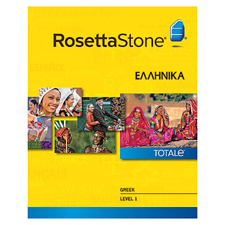Rosetta Stone® V4 Greek Level 1, For PC/Apple® Mac®, Traditional Disc