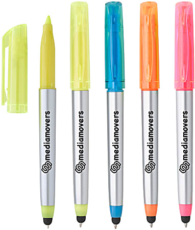 Custom Trilogy Highlighter Stylus Pen