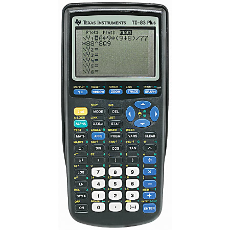 Texas Instruments TI83 Plus Graphing Calculator TEXTI83PLUS 
