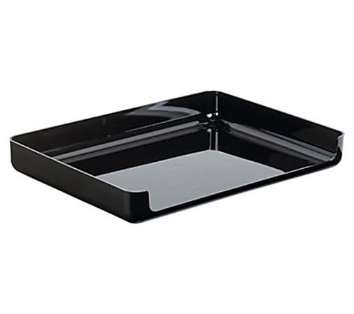 Eldon® Image® Side Load Desk Tray, Letter, Black
