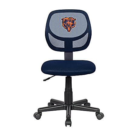 Imperial NFL Mesh Mid-Back Armless Task Chair, Chicago Bears
