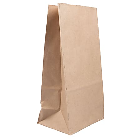 Paper lunch discount bags with handles