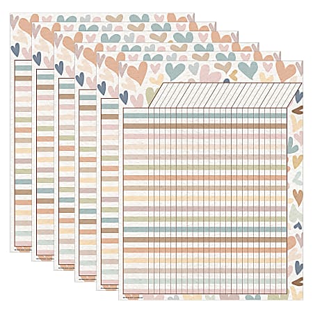 Teacher Created Resources Incentive Chart, Everyone is Welcome, Pack Of 6