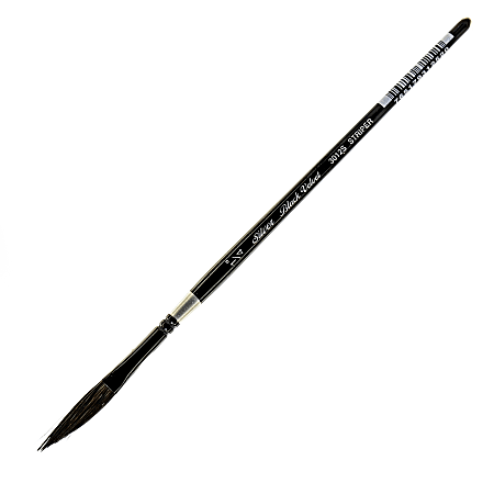 Silver Brush 3012S Black Velvet Series Paint Brush, 1/4", Dagger Striper Bristle, Squirrel Hair/Synthetic Filament, Multicolor