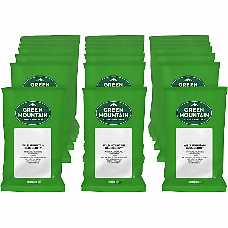Green Mountain Coffee Roasters Wild Mountain Blueberry Coffee - Light - 2.2 oz - 50 / Carton Green Mountain Coffee Roasters Wild Mountain Blueberry Coffee - Light - 2.2 oz - 50 / Carton