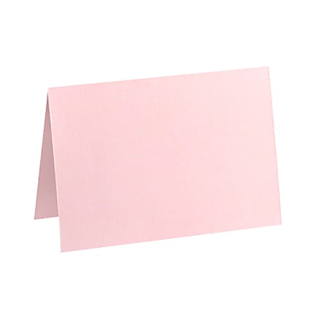 LUX Folded Cards, A1, 3 1/2" x 4 7/8", Candy Pink, Pack Of 50