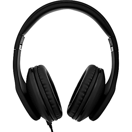 Black over online ear headphones