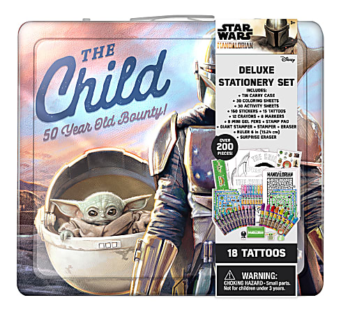 The Mandalorian 710-Piece Deluxe Activity Tin Set