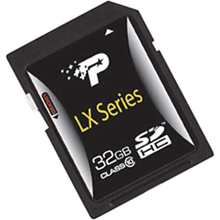 Patriot Memory 32GB LX Series Class 10 SDHC - 5 Year Warranty