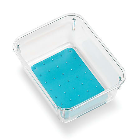 MadeSmart® Clear Bin, 5" x 4", Blue Over-Mold