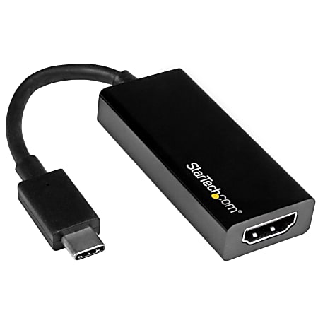 StarTech.com USB C To HDMI Adapter, Black, CDP2HD