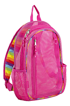Eastsport Unisex Multi-Purpose Mesh Backpack with Front Pocket English Rose  