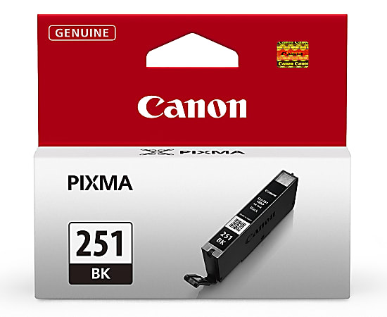 Canon® CLI-251 Black Ink Tank, 6513B001