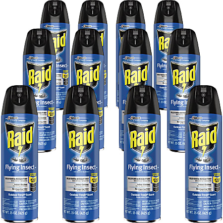 Raid Flying Insect Spray - Spray - Kills