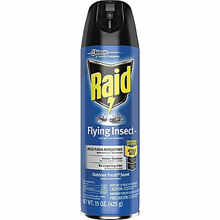 Raid Flying Insect Spray Spray Kills Mosquitoes Flies Wasp Hornet Asian ...