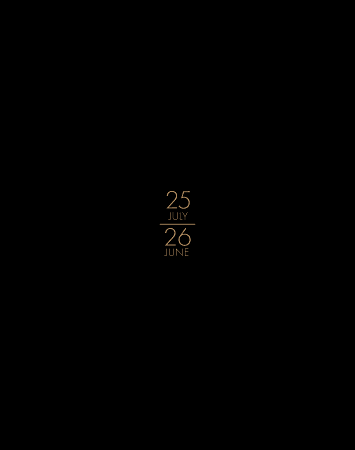 2025-2026 Willow Creek Press Monthly Academic Booklet Planner, 7-1/2” x 9-1/2”, Black, July 2025 To June 2026, 56813