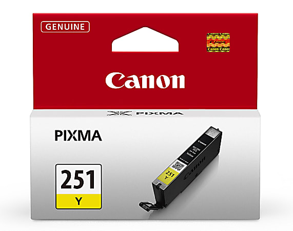 Canon® CLI-251 Yellow Ink Tank, 6516B001