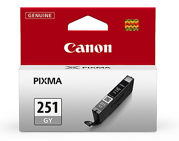 Canon® CLI-251 Gray Ink Tank, 6517B001