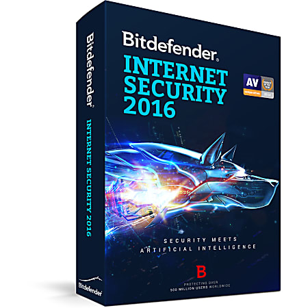 Bitdefender Internet Security 2016 3 Users 1 Year, Download Version