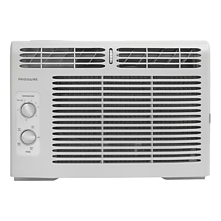 Frigidaire 5,000 BTU Window-Mounted Room Air Conditioner - Cooler - 1465.36 W Cooling Capacity - 150 Sq. ft. Coverage - Dehumidifier - Antibacterial Mesh - White