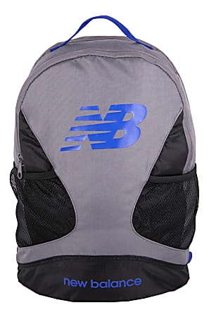 New Balance Players Backpack With 17" Laptop Pocket, Gunmetal