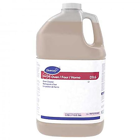 Diversey Suma Grill And Oven Cleaner, 1 Gallon, Pack Of 4 Bottles