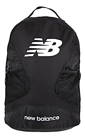 New Balance Players Backpack With 17" Laptop Pocket, Black