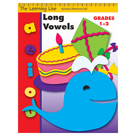 Evan-Moor® Learning Line: Long Vowels, Grades 1-2