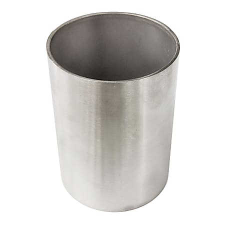 American Metalcraft Stainless-Steel Sugar Packet Holders, Round, 2-3/4"H x 2"W x 2"D, Silver, Pack Of 48 Holders