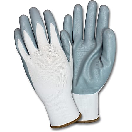 Nitrile coated knit gloves best sale