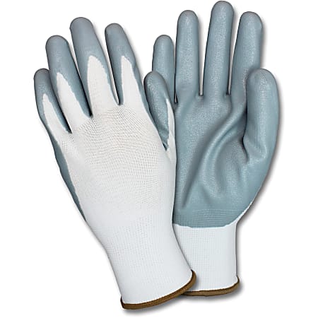 Safety Zone Nitrile Coated Knit Gloves - Nitrile