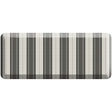 GelPro Designer Comfort Polyurethane Anti-Fatigue Mat For Hard Flooring, 20” x 48”, Taylor Gray