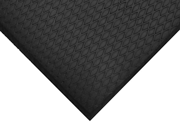 M+A Matting Cushion Select Floor Mat, 3' x 12', Black
