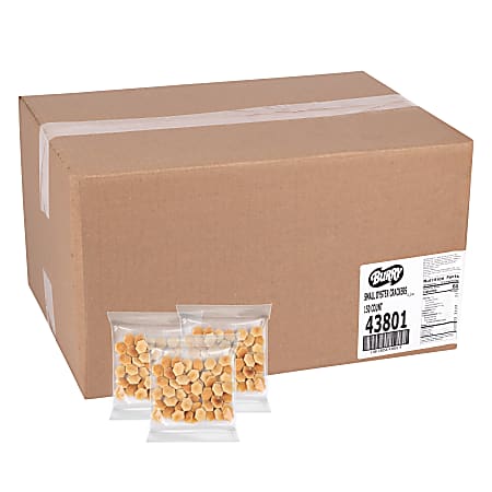 Burry Small Oyster Portion Pack Crackers, 0.5 Oz, 150 Bags Per Pack