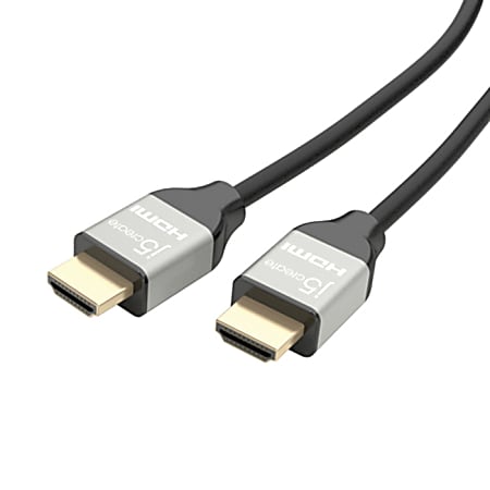 j5create® Male 4K Ultra HD HDMI Cable, 6 FT, Black, JDC52