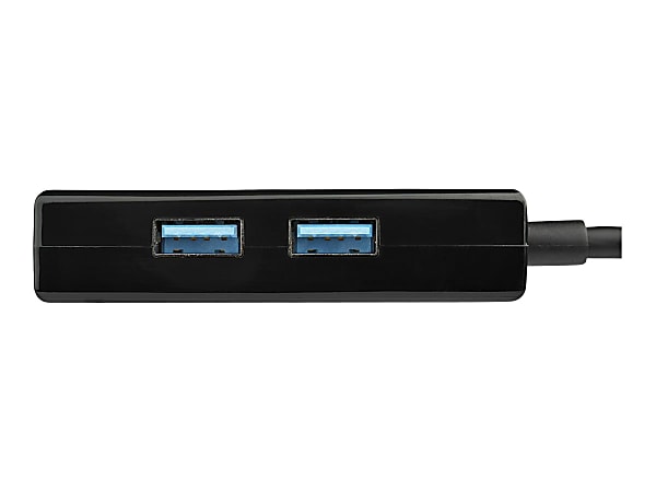 StarTech.com USB 3.0 To Gigabit Network Adapter With Built-In 2-Port USB Hub