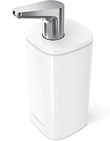 simplehuman Liquid Soap And Hand Sanitizer Pulse Pump, 10 Oz, White