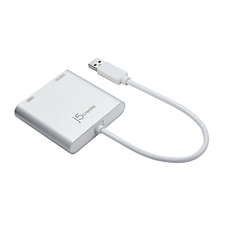 j5create JCA365 Adaptateur Multi-Moniteurs USB-C® vers Double HDMI™, Argent  – j5create Europe