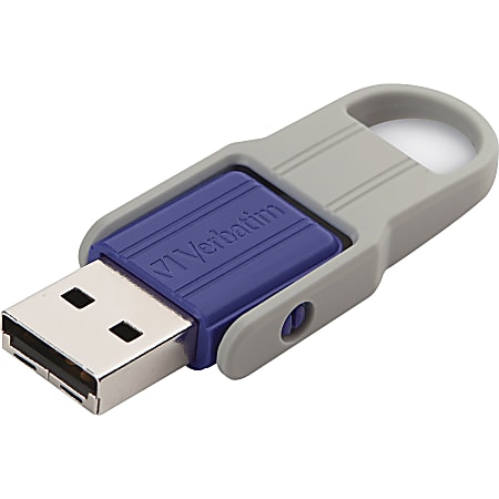Verbatim Store 'n' Flip USB Drive - 32 GB - USB - Violet - Lifetime Warranty - 1 Each