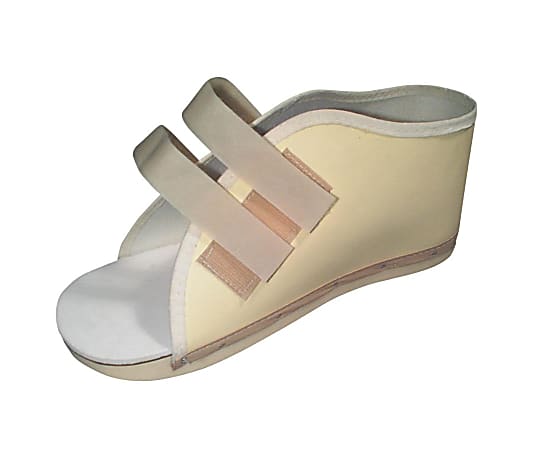 Medline Hook-And-Loop Vinyl Post-Op Shoe, Men's, Small, Beige